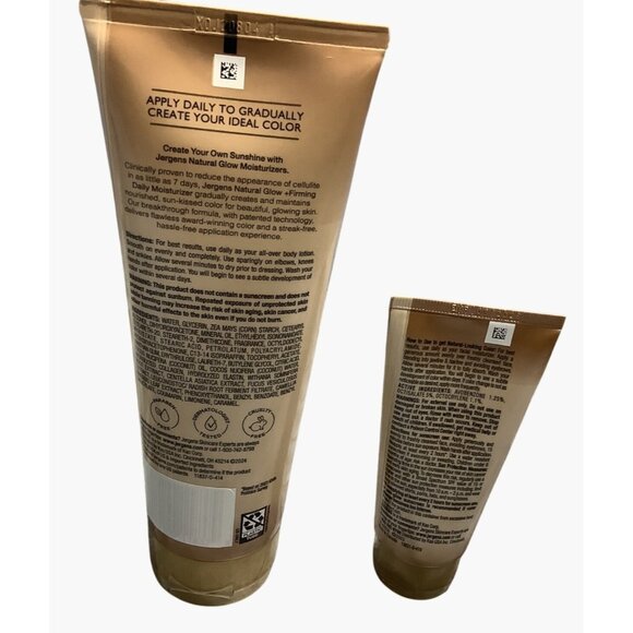 Jergens Natural Glow Firming Moisturizer & Face Sunscreen SPF 20 Fair To Medium - Picture 4 of 4